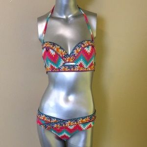 ZINGARA Bikini Swimsuit Two Piece Floral